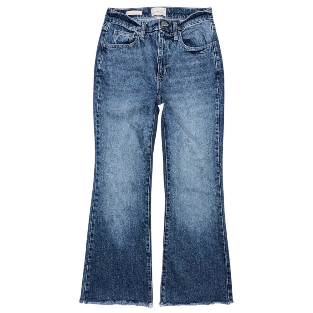 Universal Thread High Rise Flare Jeans Medium Blue Wash Denim Womens 6 (27x28.5)